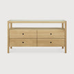 Ethnicraft Spindle 4-Drawer Dresser