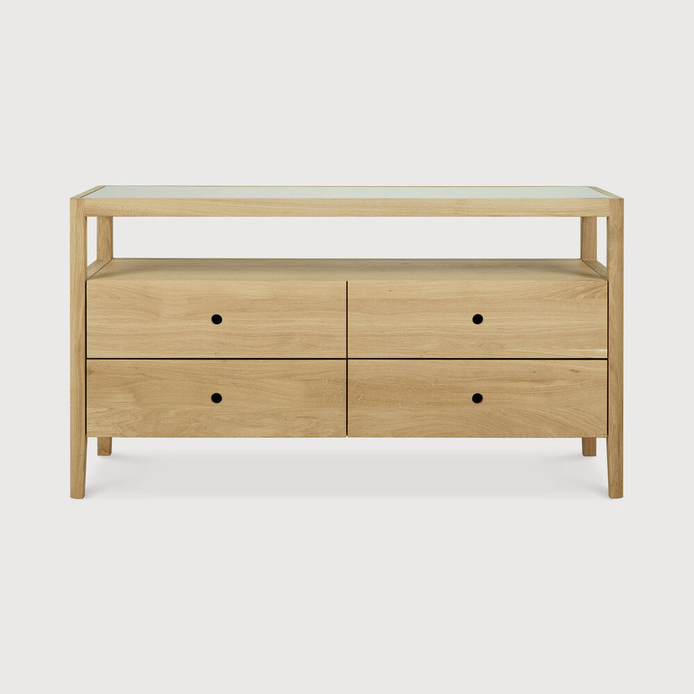 Ethnicraft Spindle 4-Drawer Dresser