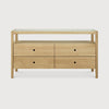 Ethnicraft Spindle 4-Drawer Dresser