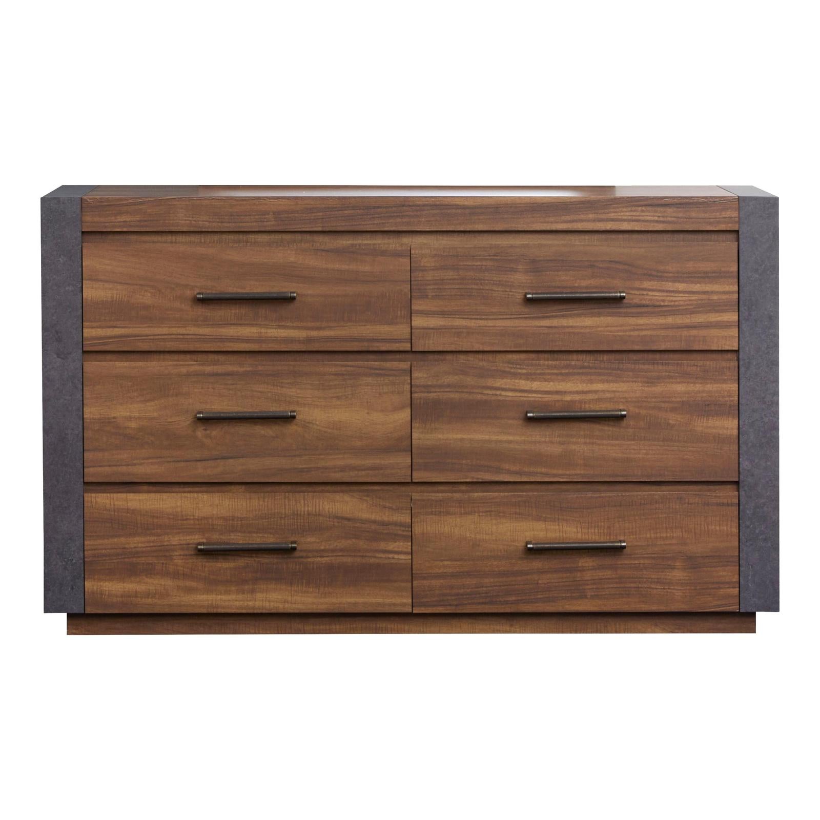 Magnussen Home Jensen Tavern Brown Double Drawer Dresser
