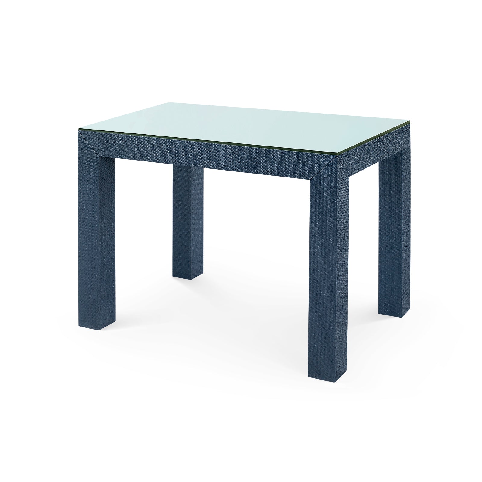 Villa & House Parsons Side Table with Glass Top