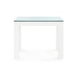 Villa & House Parsons Side Table with Glass Top