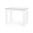 Villa & House Parsons Side Table with Glass Top