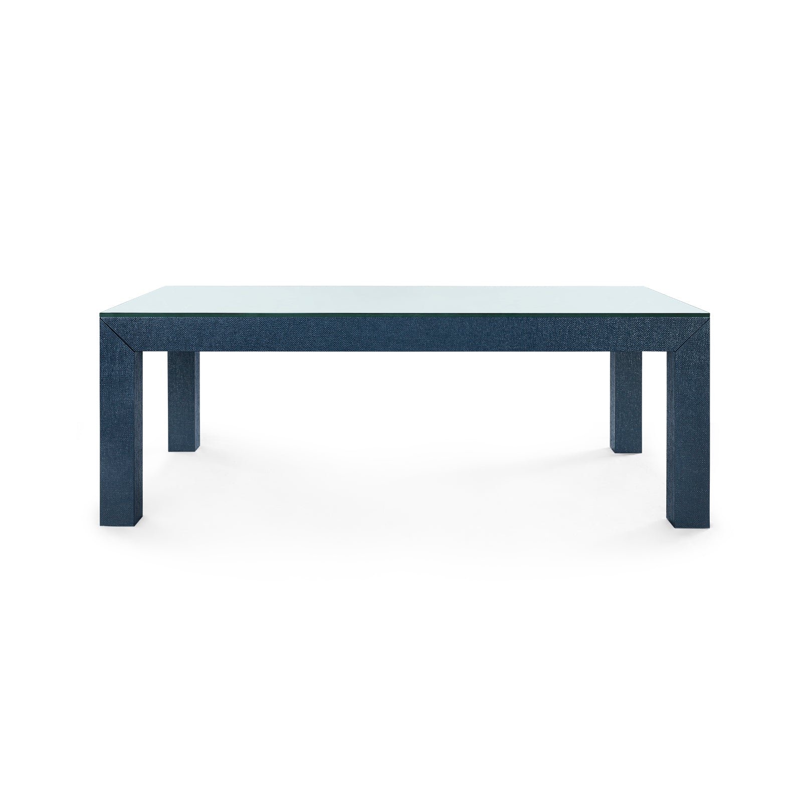 Villa & House Parsons Coffee Table with Glass Top