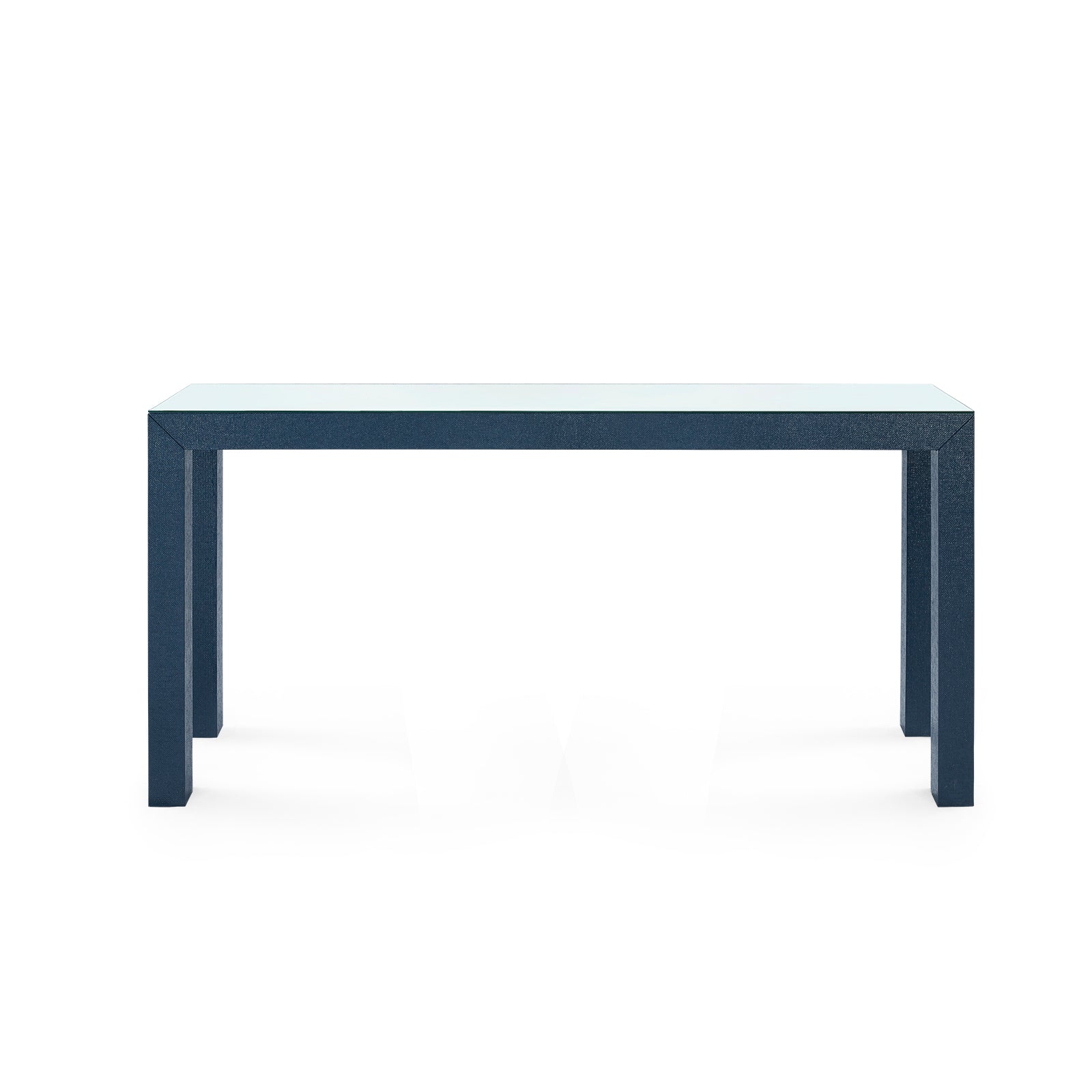 Villa & House Parsons Large Console with Glass Top