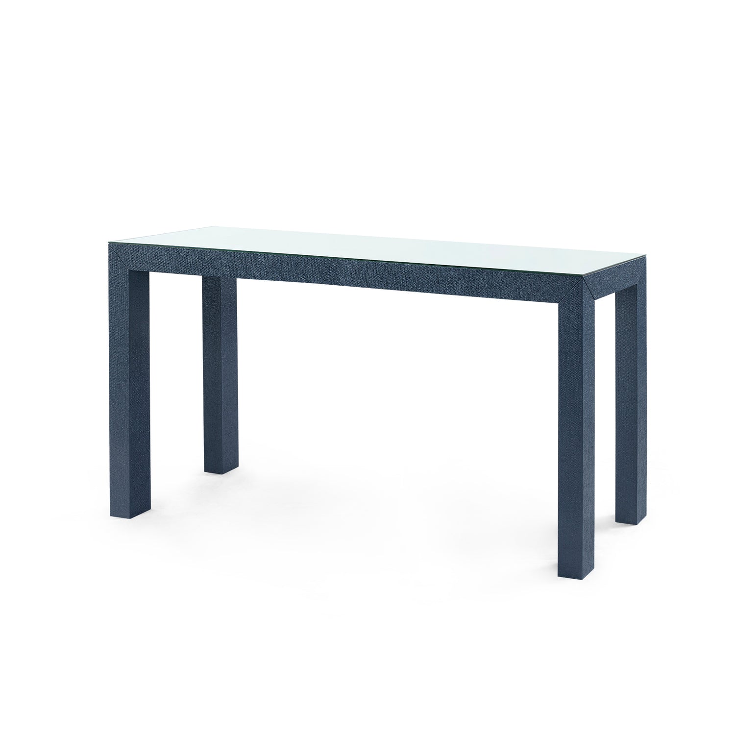 Villa & House Parsons Large Console with Glass Top