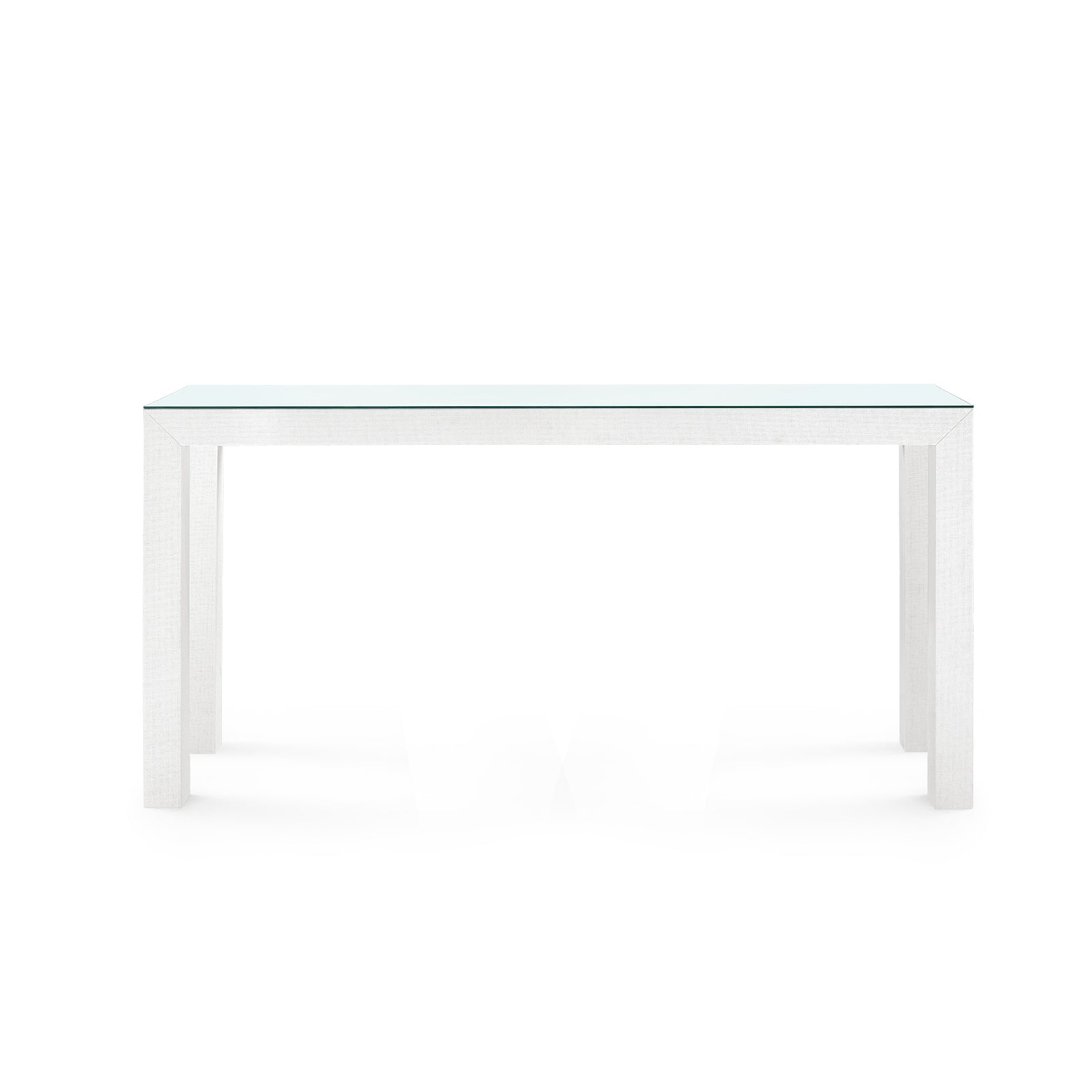 Villa & House Parsons Large Console with Glass Top