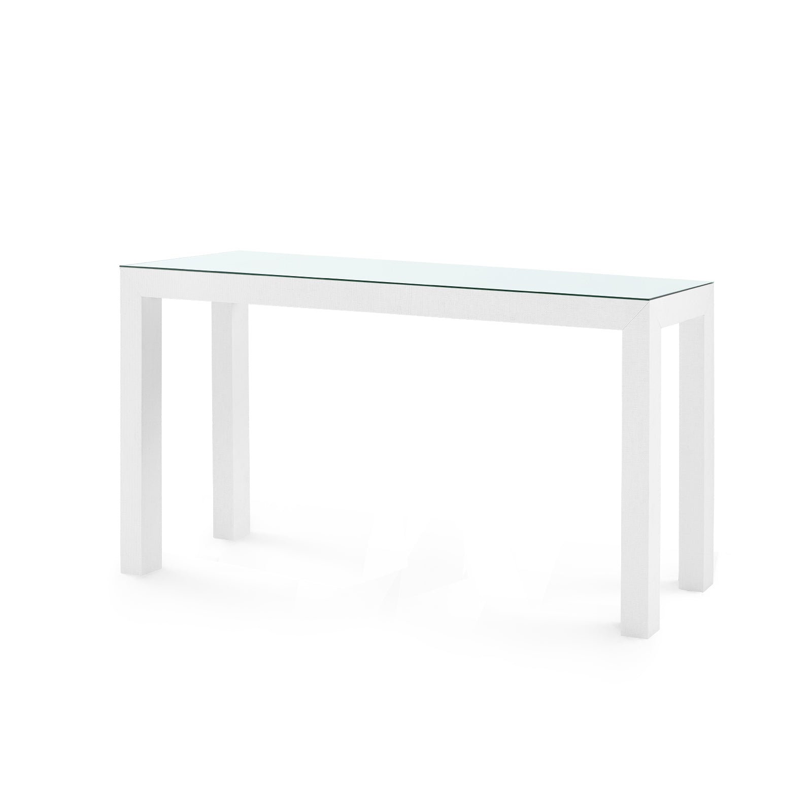 Villa & House Parsons Large Console with Glass Top