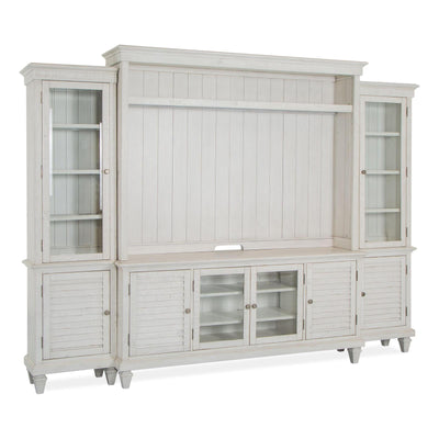 Magnussen Home Newport Alabaster Entertainment Wall