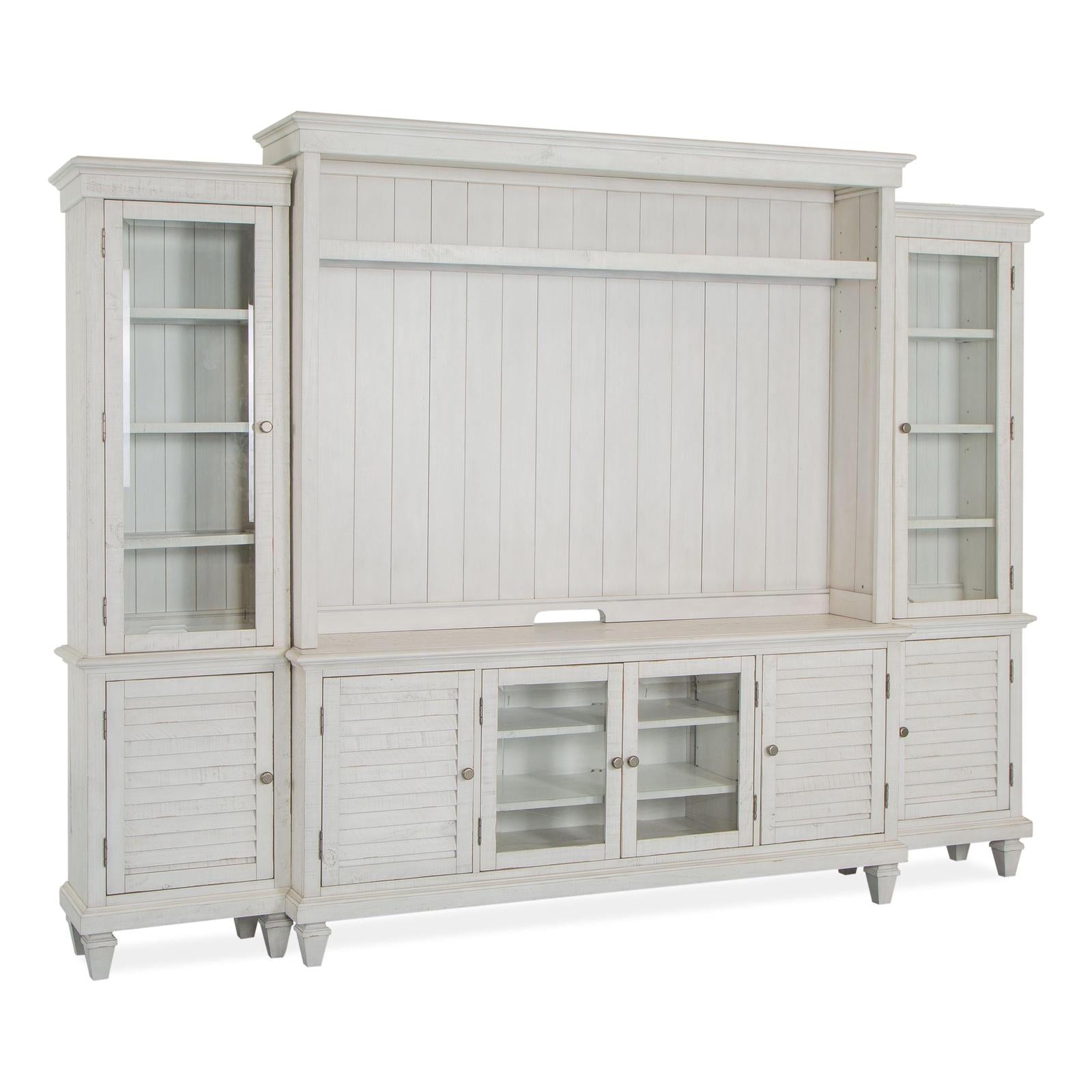 Magnussen Home Newport Alabaster Entertainment Wall
