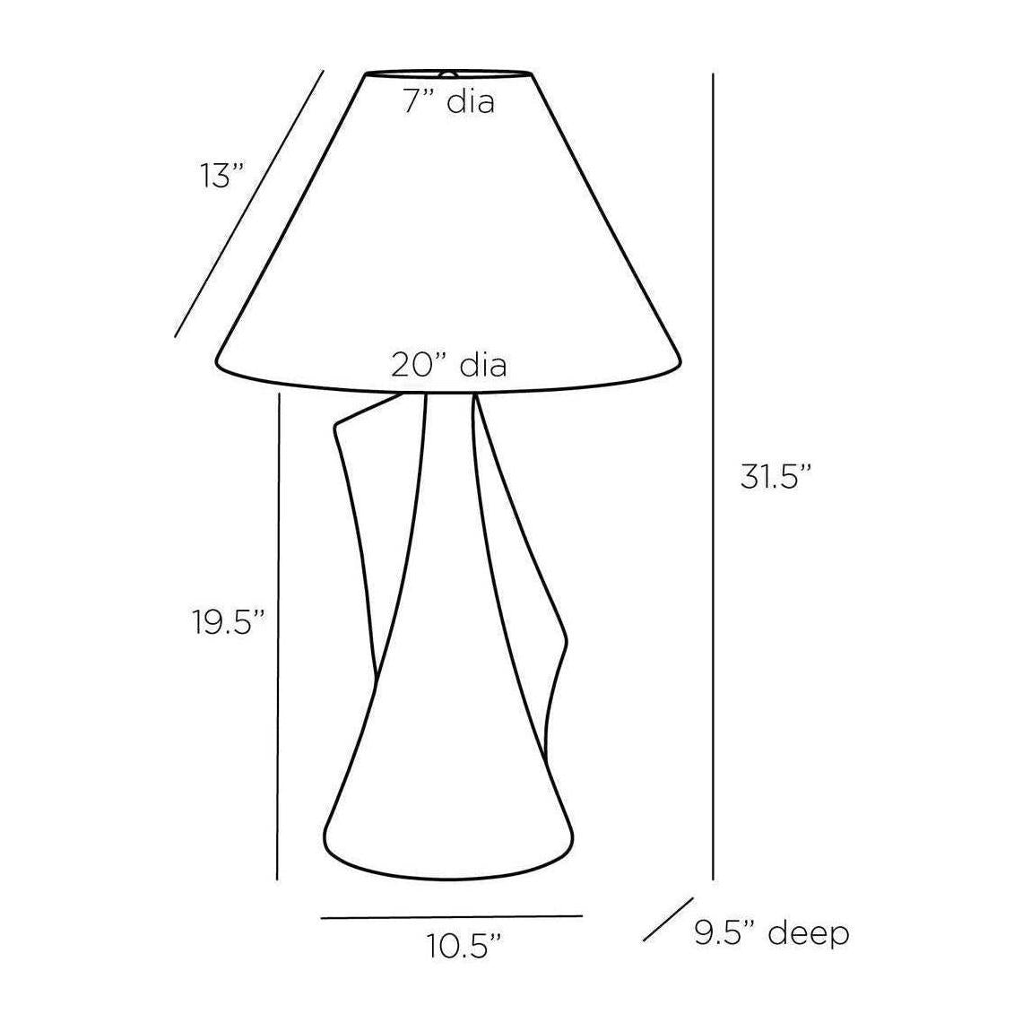 Arteriors Bruce Lamp