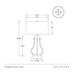 Arteriors Miriam Lamp