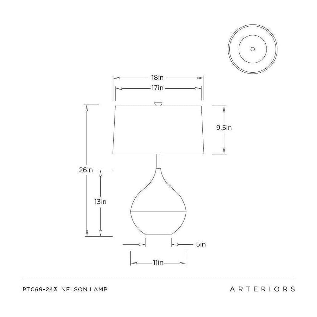 Arteriors Nelson Lamp