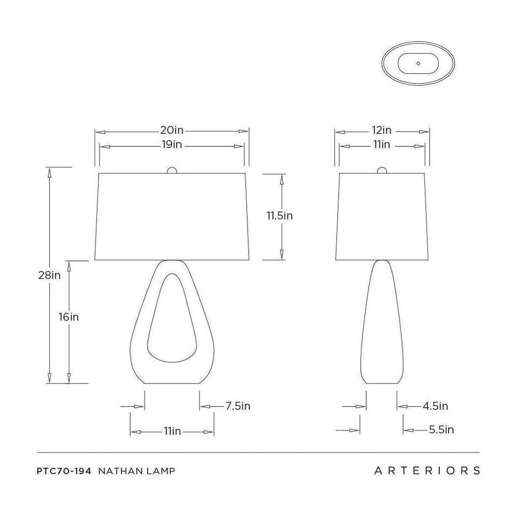 Arteriors Nathan Lamp