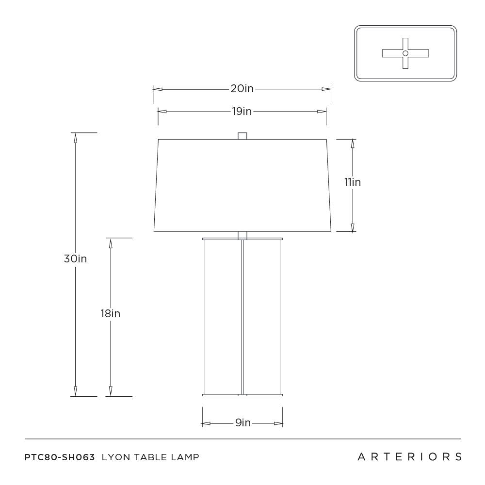 Arteriors Lyon Table Lamp