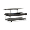 Magnussen Home Spencer Dark Briarsmoke Lift Top Storage Cocktail Table With Casters
