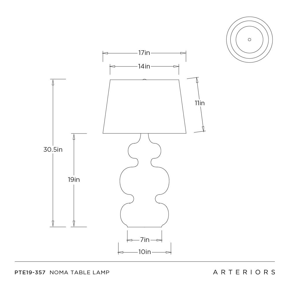 Arteriors Noma Table Lamp