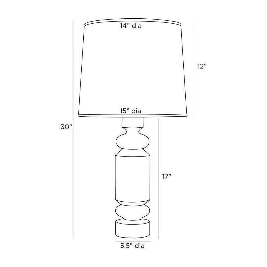 Arteriors Woodrow Lamp Clearance