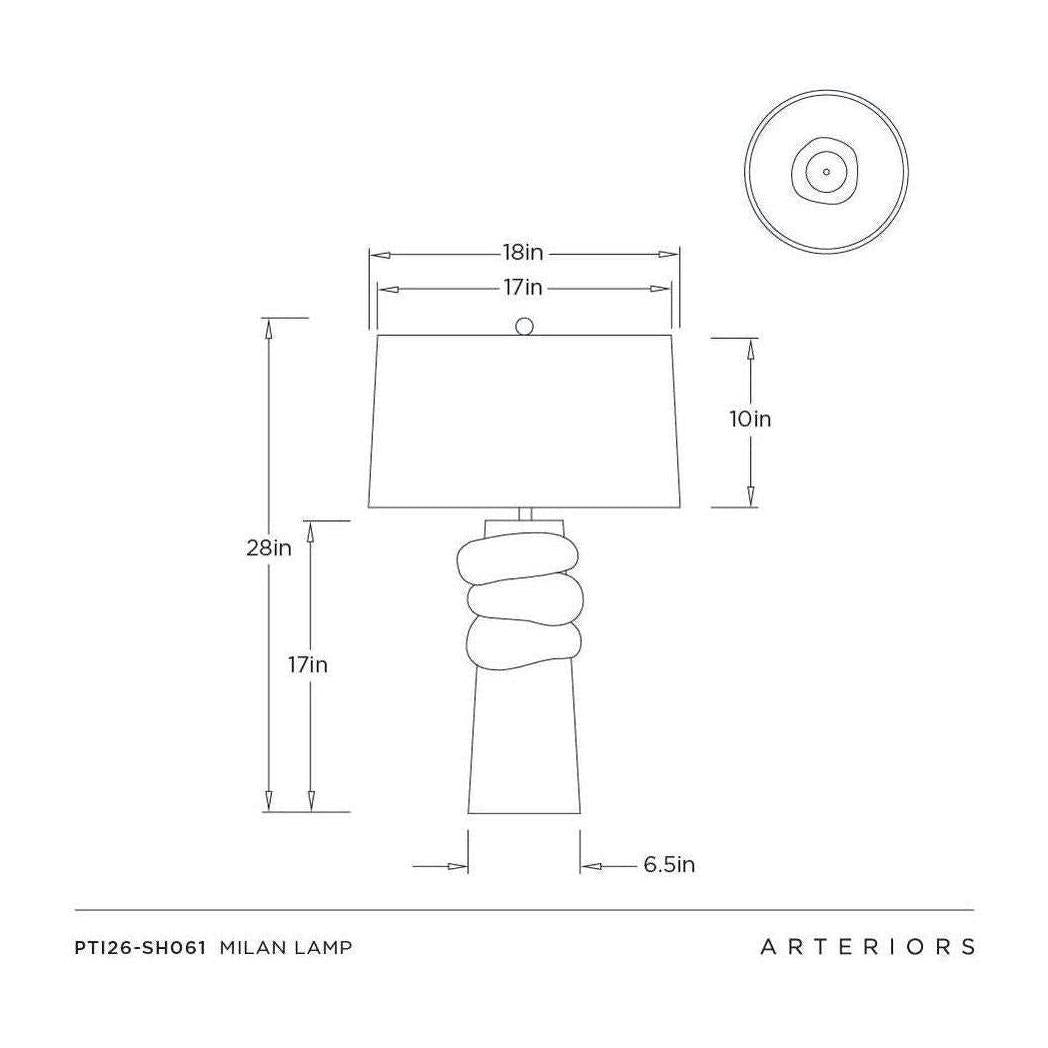 Arteriors Milan Lamp