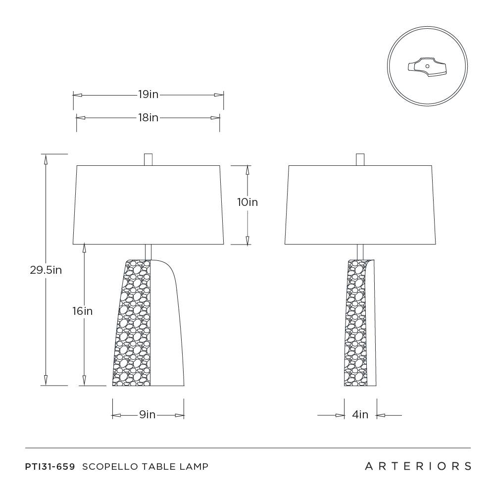 Arteriors Scopello Table Lamp