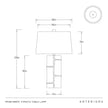 Arteriors Striata Table Lamp