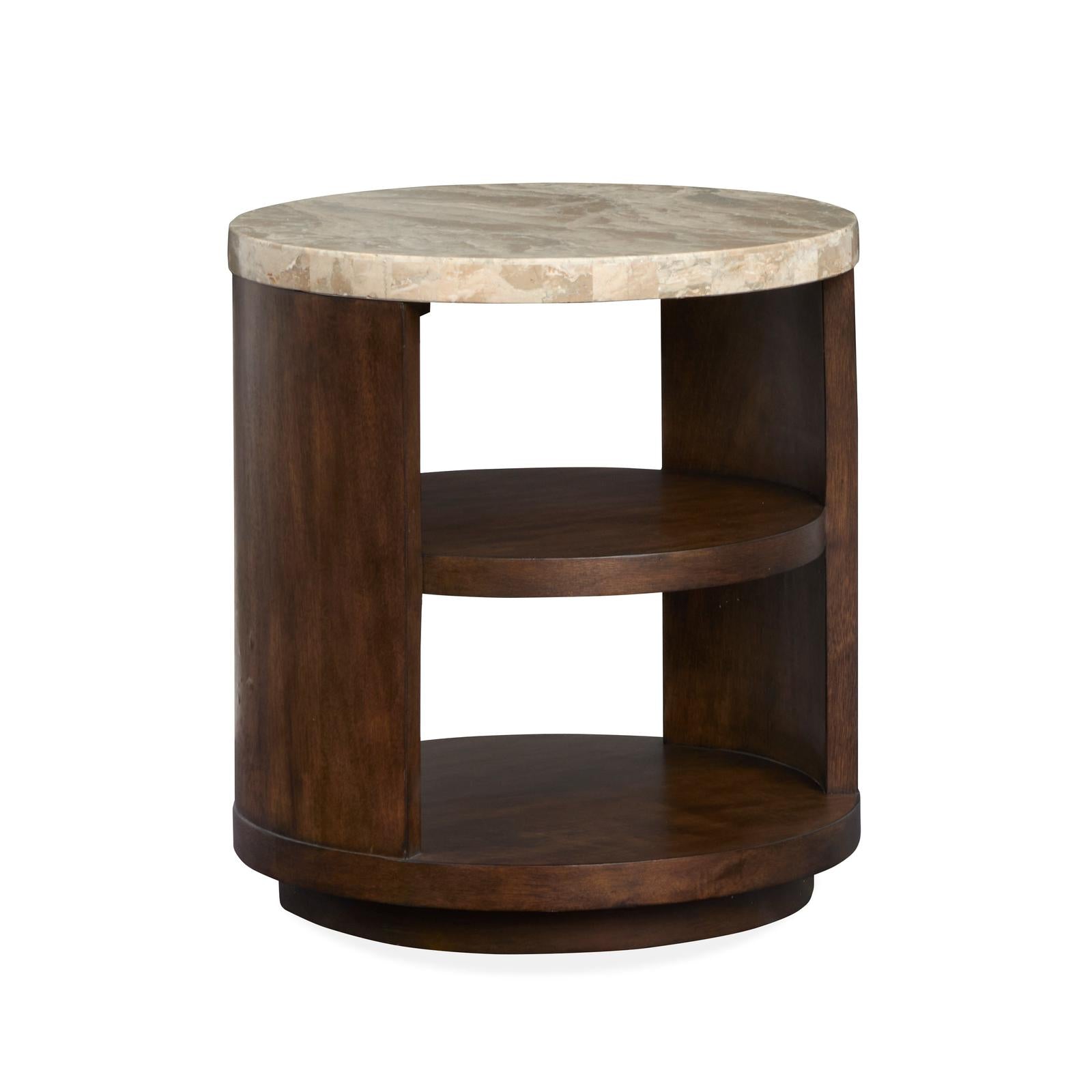 Magnussen Home Mcpherson Burnt Umber End Table