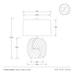 Arteriors Spira Table Lamp