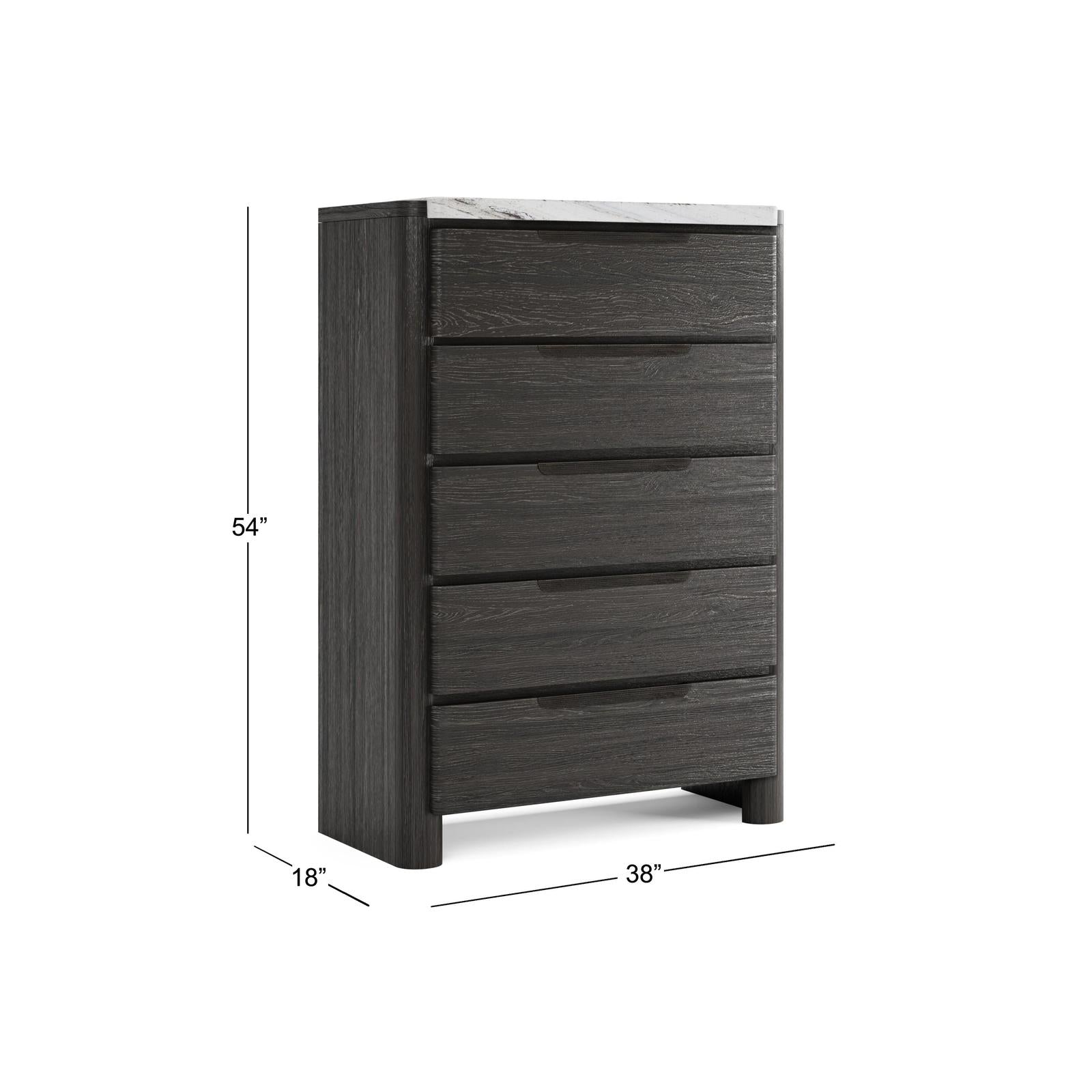 Magnussen Home Keaton Black Drawer Chest