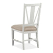 Magnussen Home Heron Cove Chalk White And Dovetail Grey Side Chair Set of 2