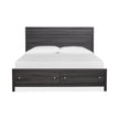 Magnussen Home Merrifield Raisin Black Panel Bed
