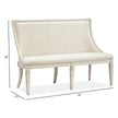 Magnussen Home Newport Alabaster Upholstered Bench