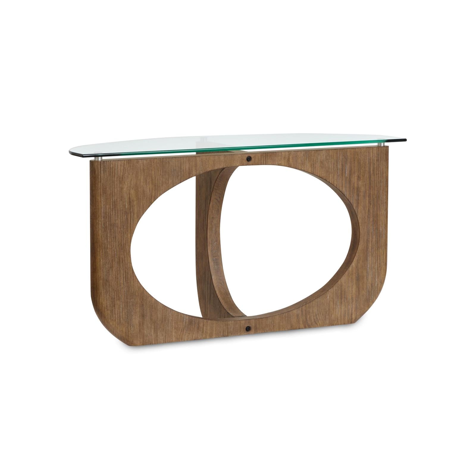Magnussen Home Lainey Almond Demilune Sofa Table