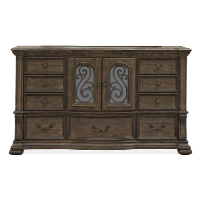 Magnussen Home Durango Willadeene Brown Drawer Dresser