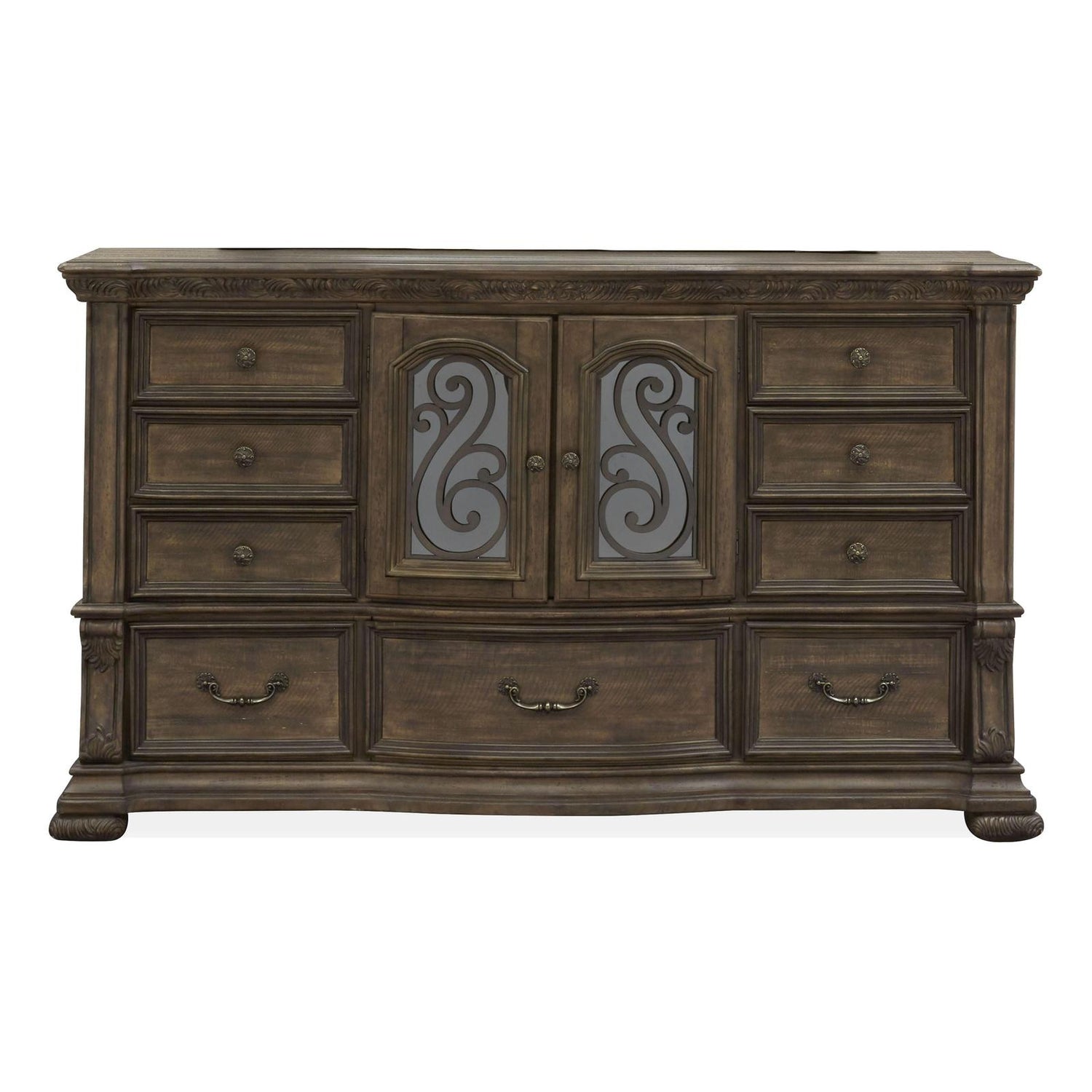 Magnussen Home Durango Willadeene Brown Drawer Dresser
