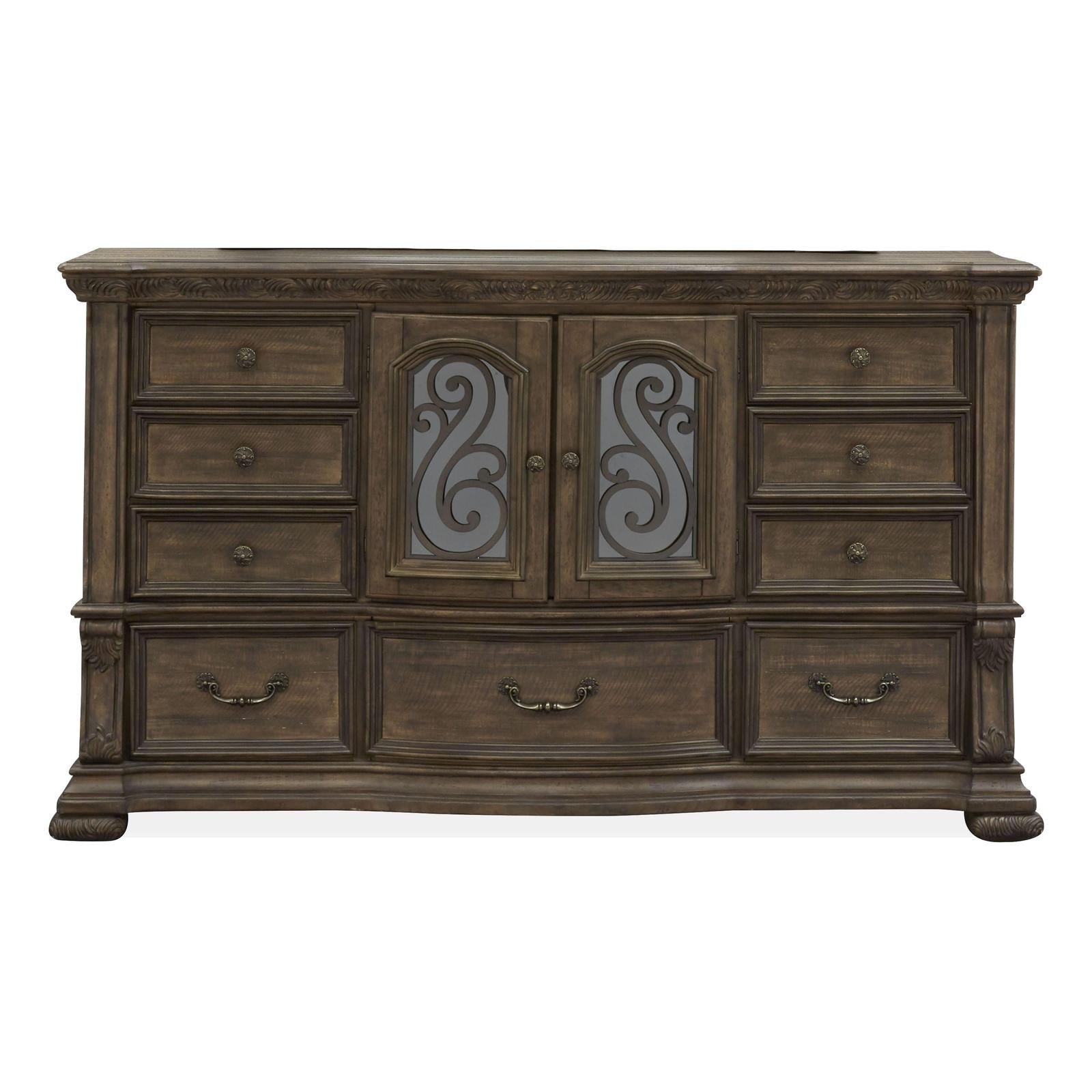 Magnussen Home Durango Willadeene Brown Drawer Dresser