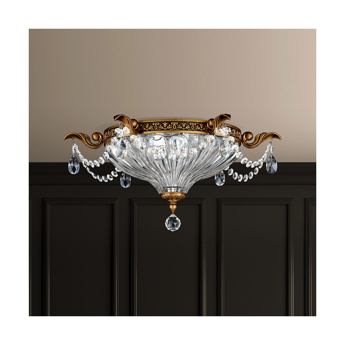 Schonbek Milano 5633 Flush Mount