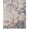 Feizy Laina 39G8F Transitional Abstract in Tan/Blue