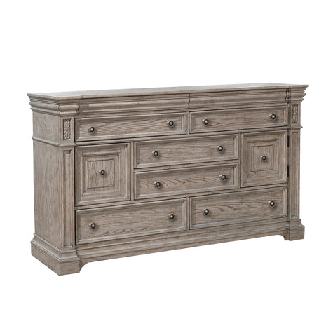 Pulaski Furniture Kingsbury French Gray 8 Drawer Dresser