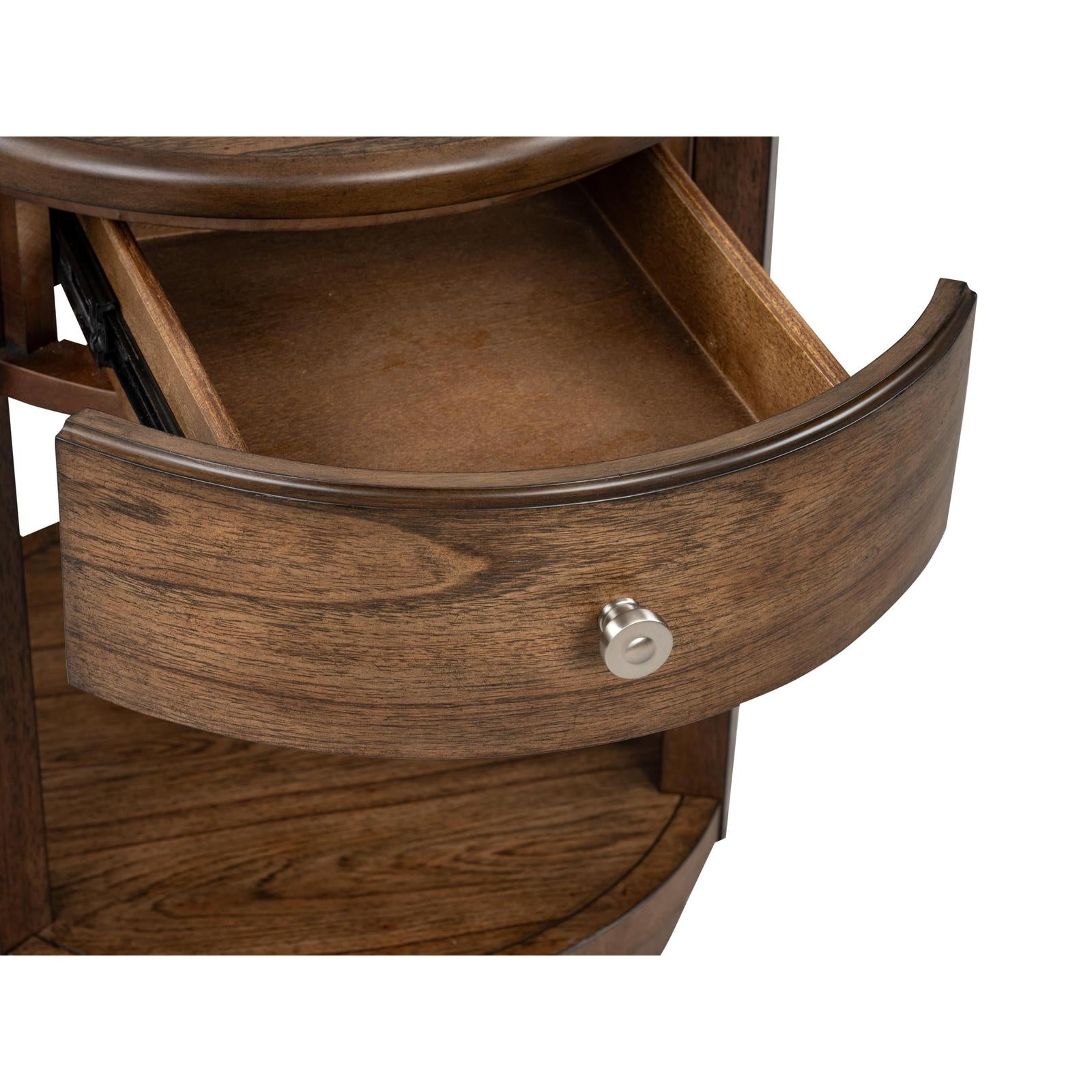 Magnussen Home Connolly Brown Drawer End Table