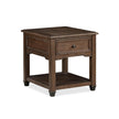 Magnussen Home Cormac Brown Rectangular End Table