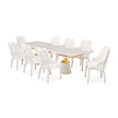 Michael Amini Carmela Double Pedestal Dining Table