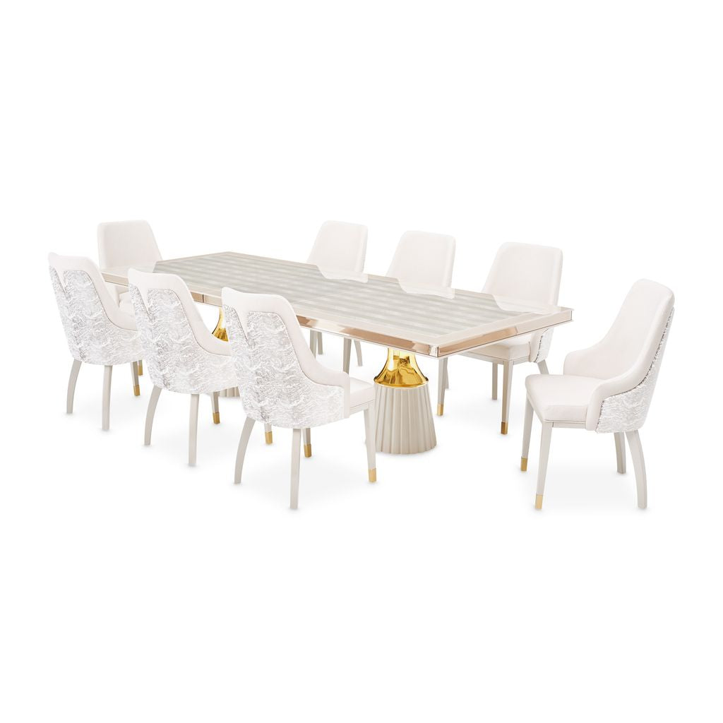 Michael Amini Carmela Double Pedestal Dining Table