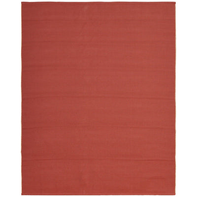 Feizy Theo 0827F Modern Solid in Red/Tan