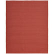 Feizy Theo 0827F Modern Solid in Red/Tan