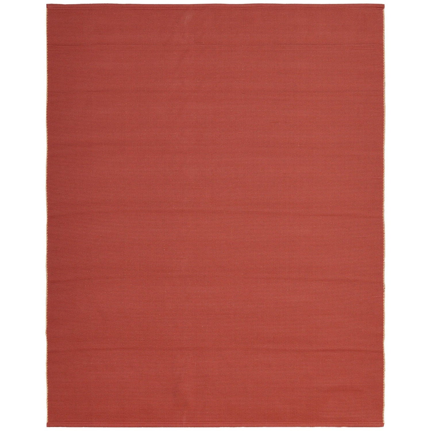 Feizy Theo 0827F Modern Solid in Red/Tan
