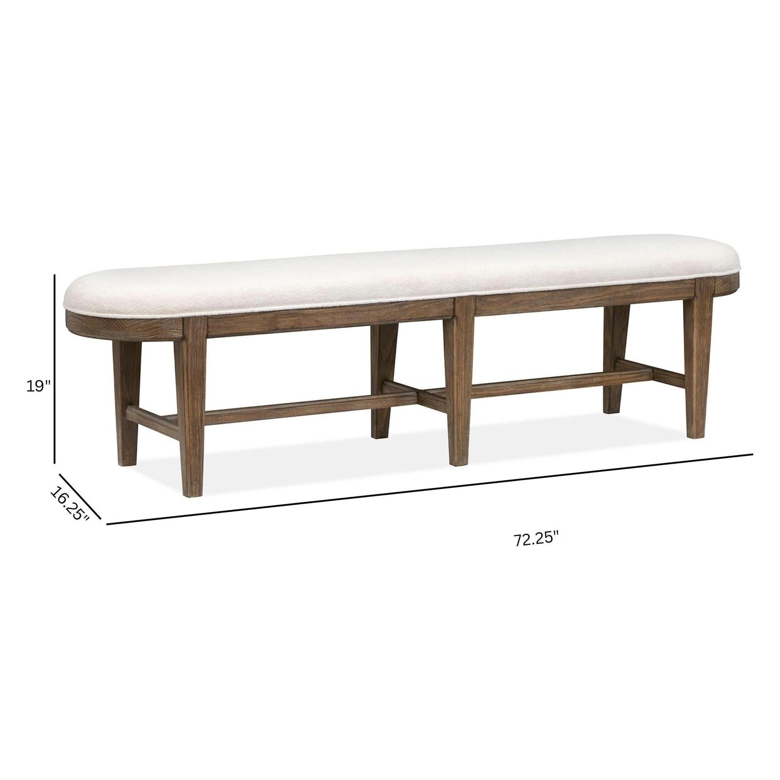 Magnussen Home Westbourne Dark Umber Bench