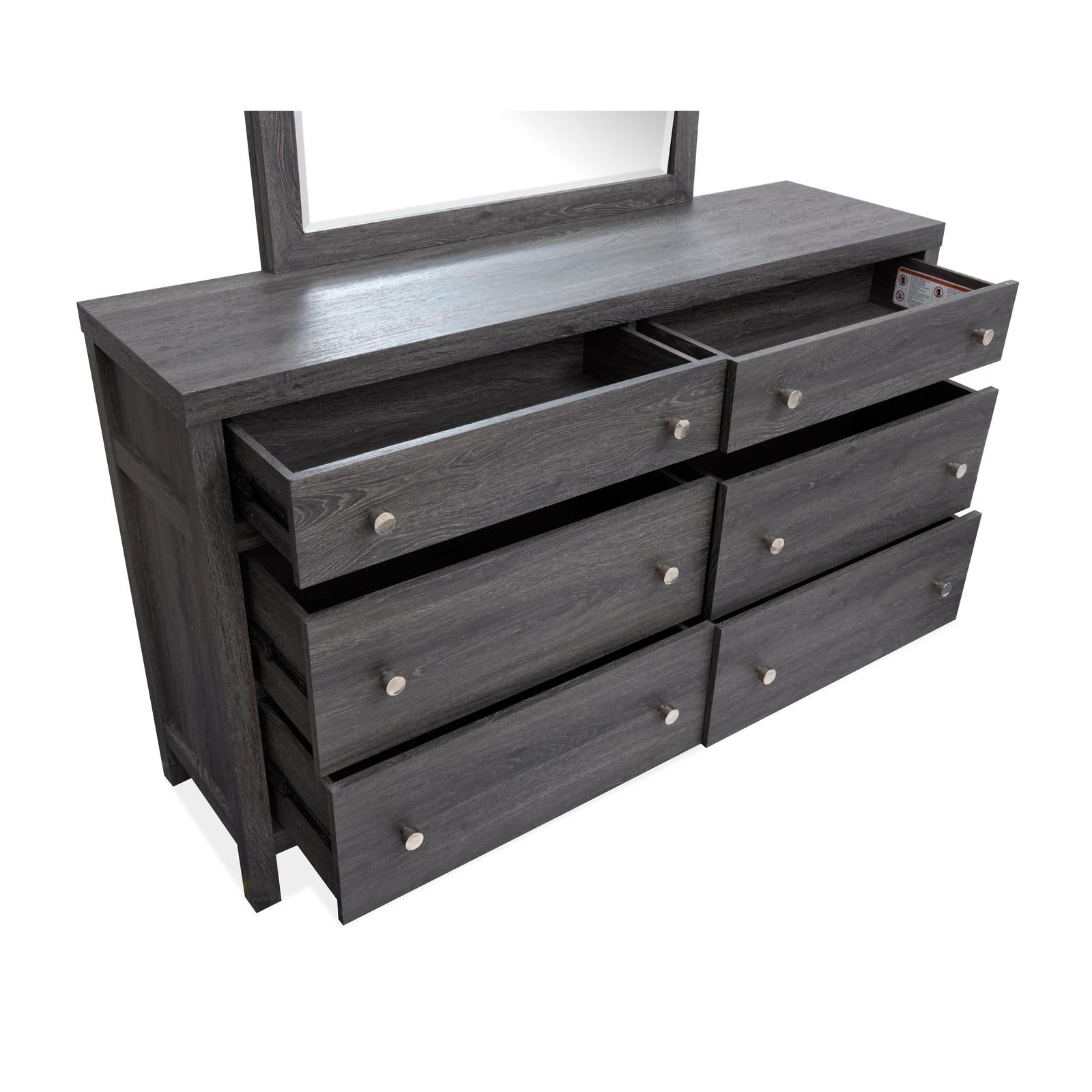 Magnussen Home Merrifield Raisin Black Double Drawer Dresser