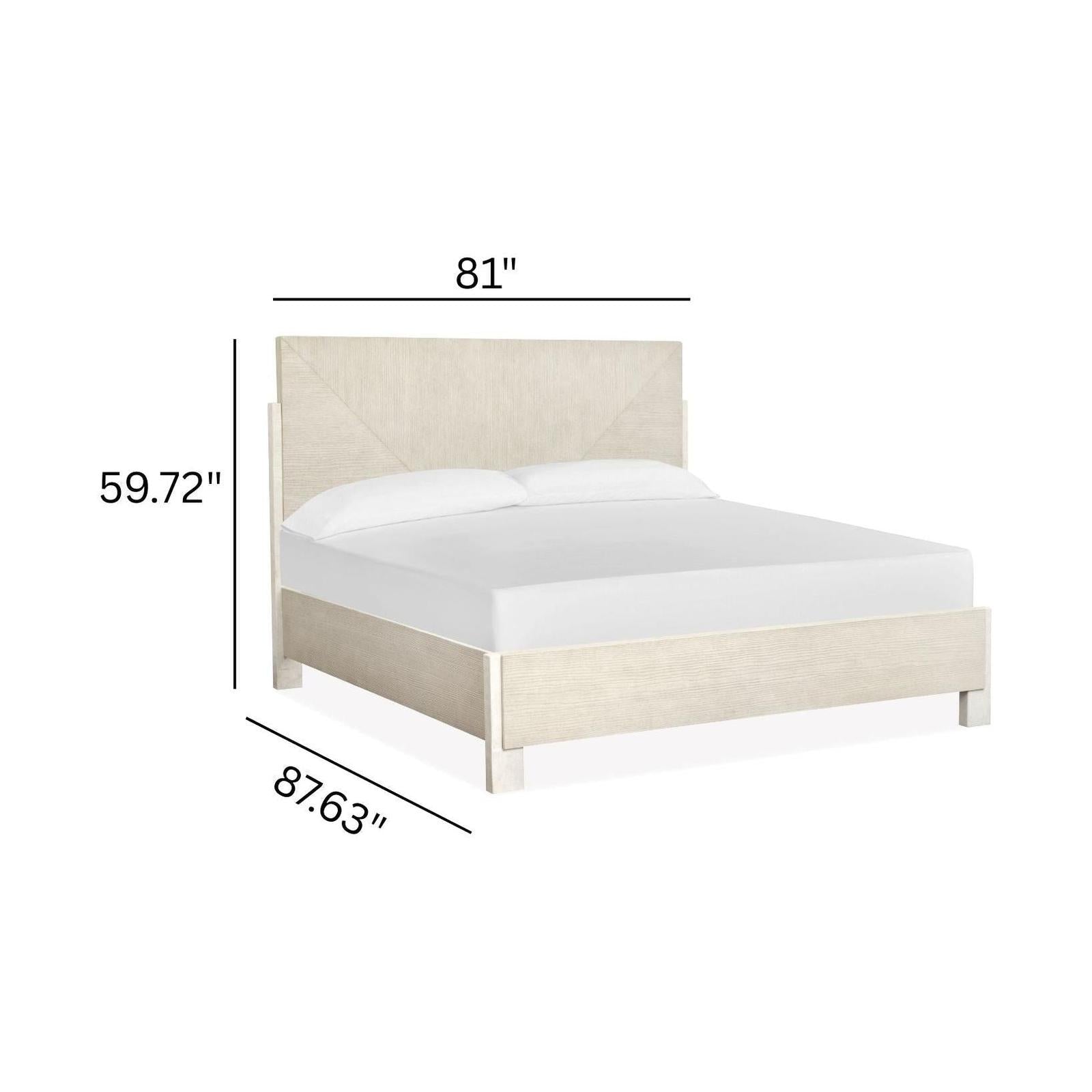 Magnussen Home Lorelei Misty Cloud Panel Bed