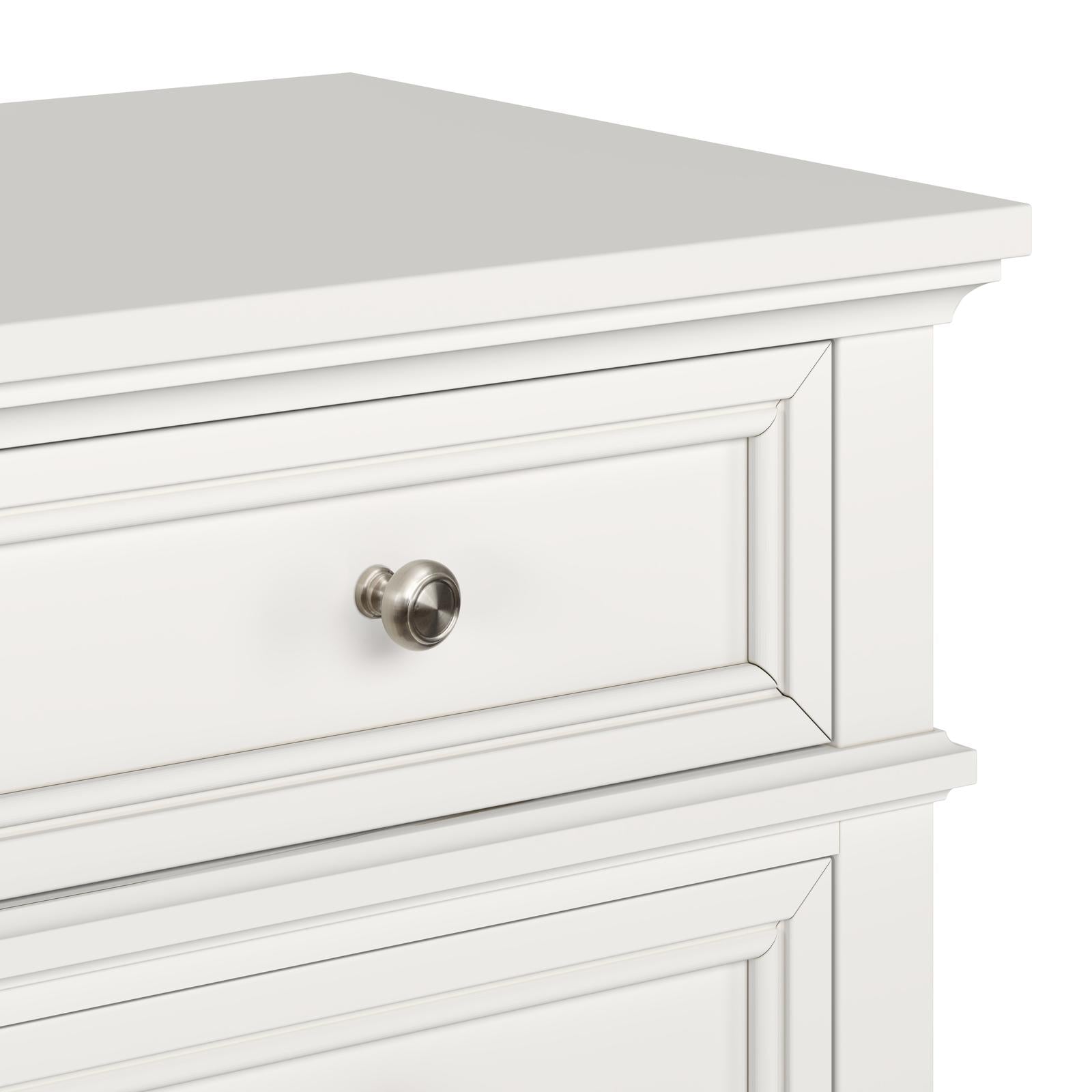Magnussen Home Juniper Hill Whisper White Telephone Table