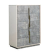Michael Amini Pavira 5-Drawer Chest - Stone